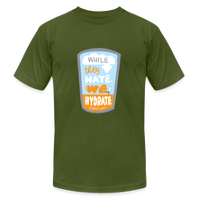 Load image into Gallery viewer, While They Hate We Hydrate T-Shirt - olive