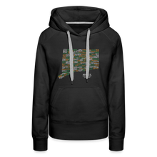 Load image into Gallery viewer, Connecticut Brewery Women's Premium Hoodie - black