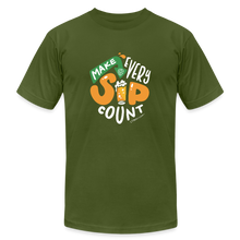 Load image into Gallery viewer, Make Every Sip Count™ T-Shirt - olive