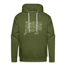Load image into Gallery viewer, Connecticut Brewery Men's Premium Hoodie - olive green
