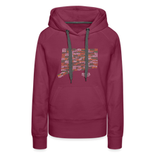 Load image into Gallery viewer, Connecticut Brewery Women's Premium Hoodie - burgundy