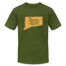 Load image into Gallery viewer, "Drink Local" CT Beer Shirt - olive