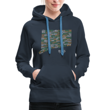 Load image into Gallery viewer, Connecticut Brewery Women's Premium Hoodie - navy