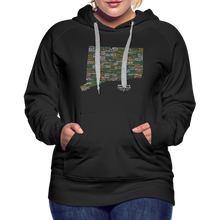 Load image into Gallery viewer, Connecticut Brewery Women's Premium Hoodie - black