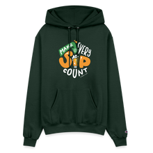 Load image into Gallery viewer, Make Every Sip Count™ Hoodie - Dark Green