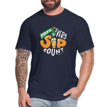 Load image into Gallery viewer, Make Every Sip Count™ T-Shirt - navy