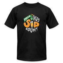 Load image into Gallery viewer, Make Every Sip Count™ T-Shirt - black
