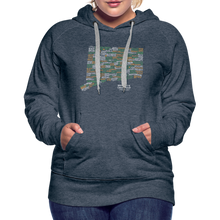 Load image into Gallery viewer, Connecticut Brewery Women's Premium Hoodie - heather denim