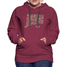 Load image into Gallery viewer, Connecticut Brewery Women's Premium Hoodie - burgundy