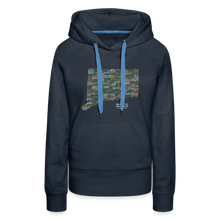 Load image into Gallery viewer, Connecticut Brewery Women's Premium Hoodie - navy