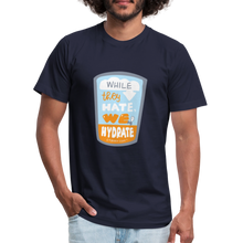 Load image into Gallery viewer, While They Hate We Hydrate T-Shirt - navy

