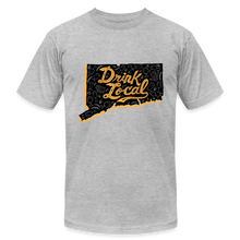 Load image into Gallery viewer, &quot;Drink Local&quot; CT Beer Shirt - heather gray
