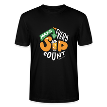 Load image into Gallery viewer, Make Every Sip Count™ T-Shirt - black
