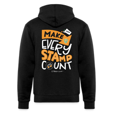 Load image into Gallery viewer, 2024 Make Every Stamp Count Unisex Hoodie - black
