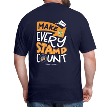 Load image into Gallery viewer, 2024 “Make Every Stamp Count” Unisex Classic T-Shirt - navy
