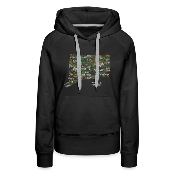 Connecticut Brewery Women's Premium Hoodie - black