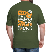 Load image into Gallery viewer, 2024 “Make Every Stamp Count” Unisex Classic T-Shirt - military green
