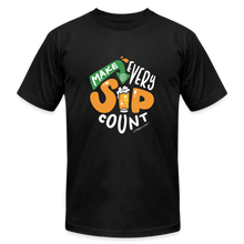 Load image into Gallery viewer, Make Every Sip Count™ T-Shirt - black
