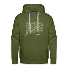 Load image into Gallery viewer, Connecticut Brewery Men&#39;s Premium Hoodie - olive green
