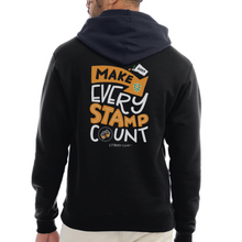 Load image into Gallery viewer, 2024 Make Every Stamp Count Unisex Hoodie - black
