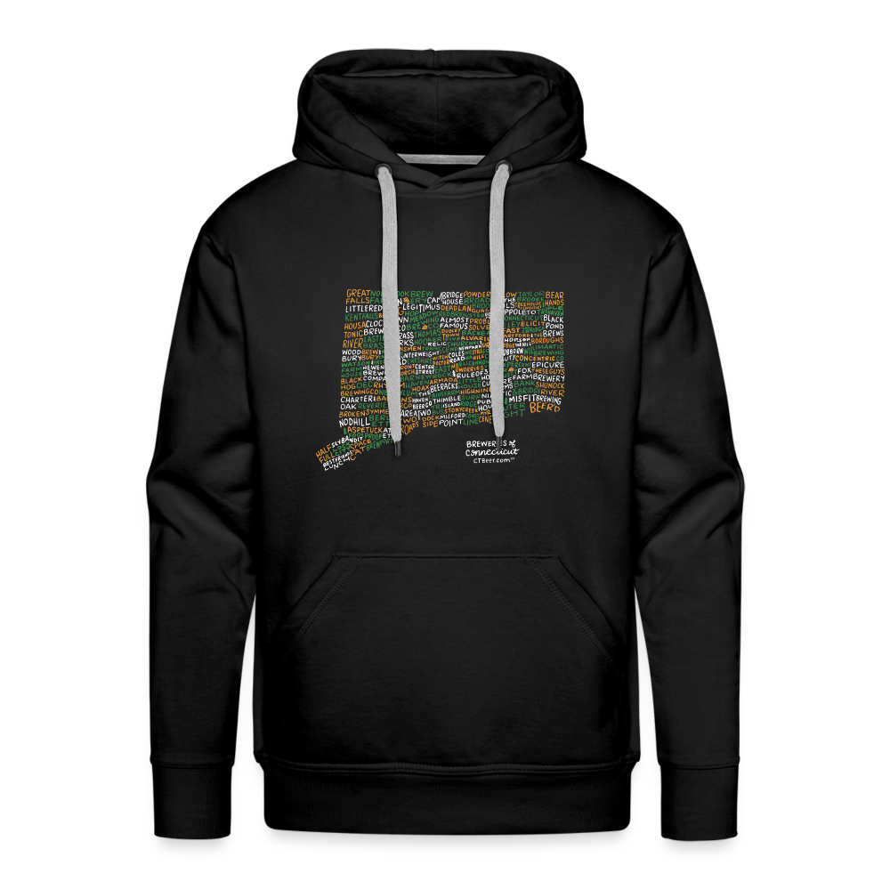 Connecticut Brewery Men's Premium Hoodie - black