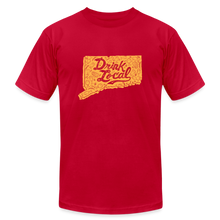 Load image into Gallery viewer, &quot;Drink Local&quot; CT Beer Shirt - red
