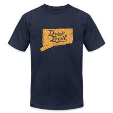 Load image into Gallery viewer, &quot;Drink Local&quot; CT Beer Shirt - navy
