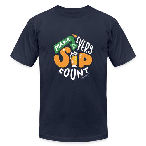 Make Every Sip Count™ T-Shirt - navy