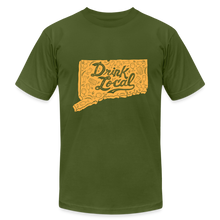 Load image into Gallery viewer, &quot;Drink Local&quot; CT Beer Shirt - olive
