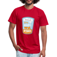 Load image into Gallery viewer, While They Hate We Hydrate T-Shirt - red
