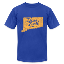 Load image into Gallery viewer, &quot;Drink Local&quot; CT Beer Shirt - royal blue
