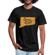 Load image into Gallery viewer, &quot;Drink Local&quot; CT Beer Shirt - black
