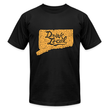 Load image into Gallery viewer, &quot;Drink Local&quot; CT Beer Shirt - black
