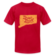 Load image into Gallery viewer, &quot;Drink Local&quot; CT Beer Shirt - red

