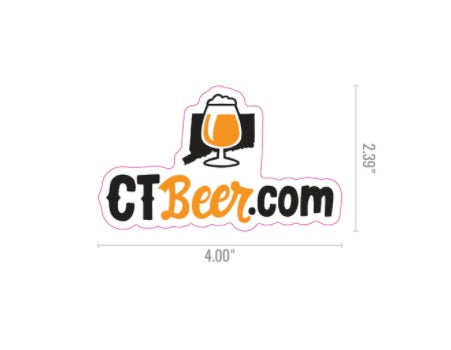CTBeer.com Sticker